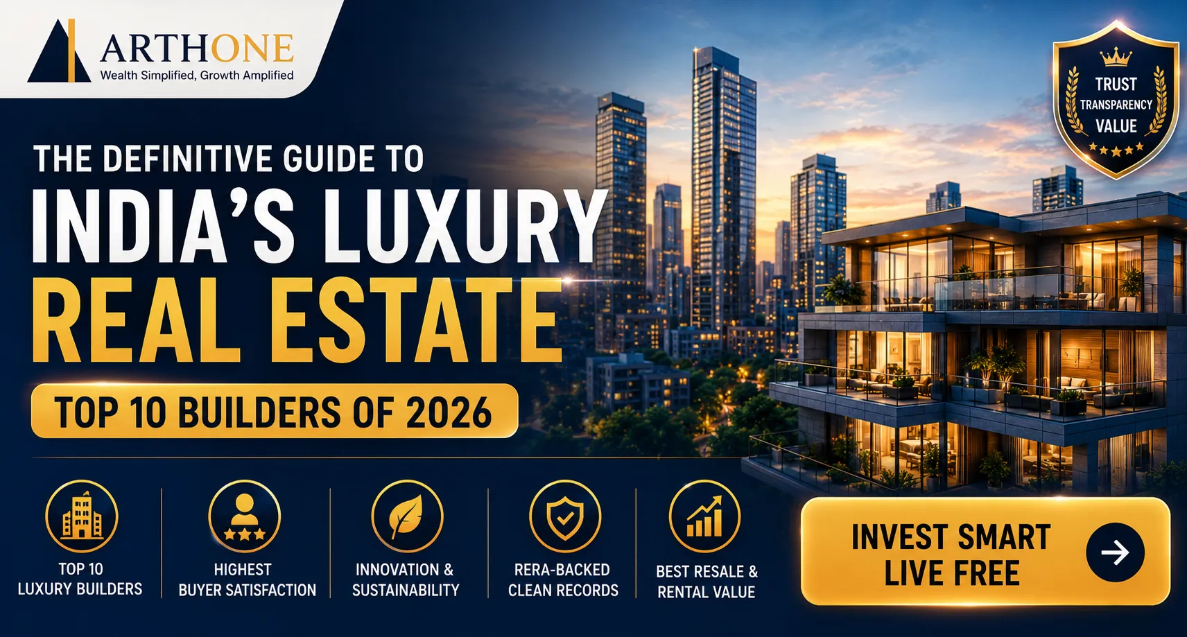 The Definitive Guide to India’s Luxury Real Estate: Top 10 Builders of 2026